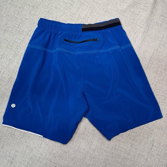 Lululemon Surge Short Linerless 7” Athletic Shorts Dark Royal Blue Size Small - Picture 6 of 10